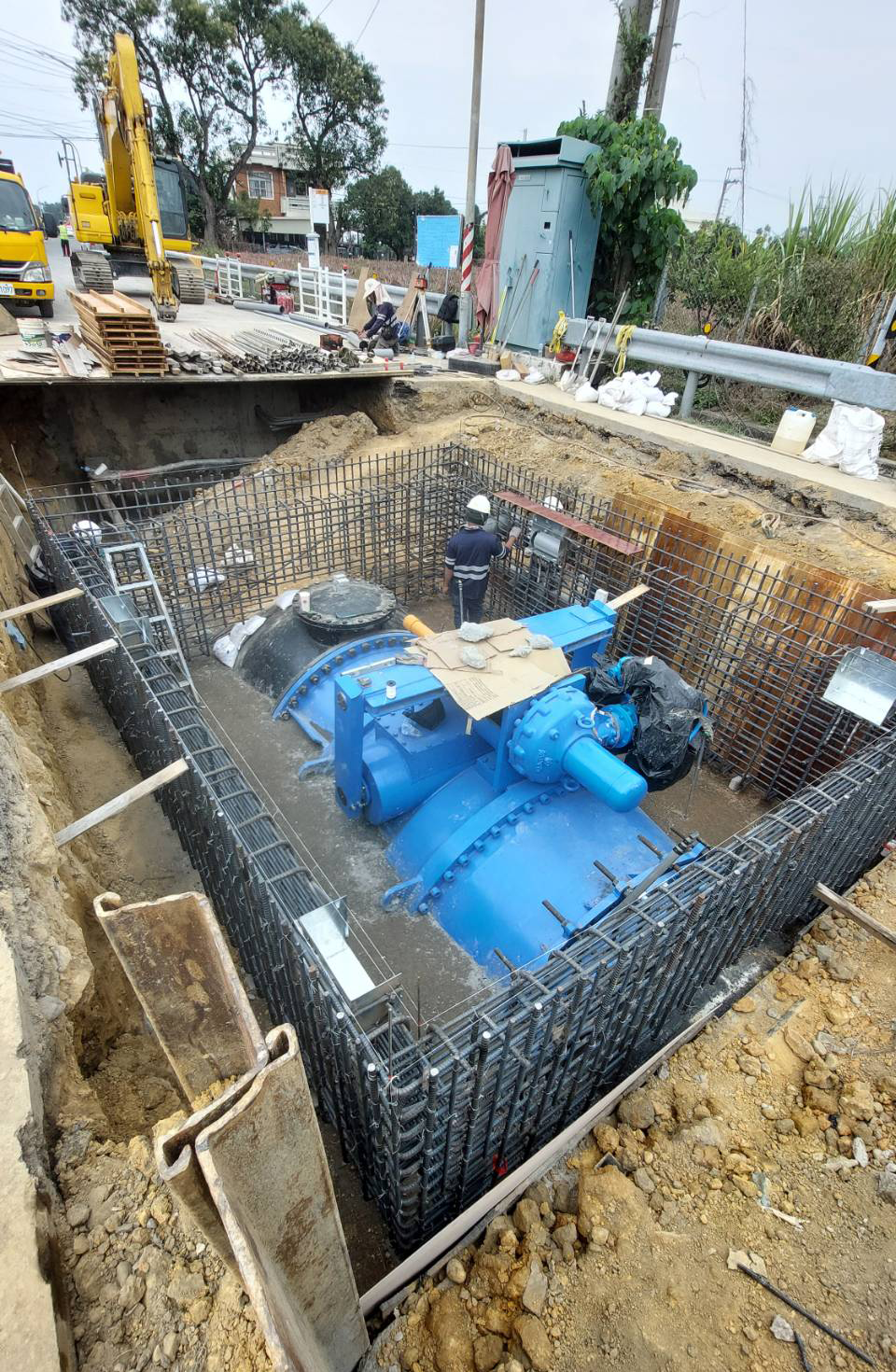 Kaohsiung Jhuliao Water-pumping Station 2200mm Sleeve Control Valve repalcement